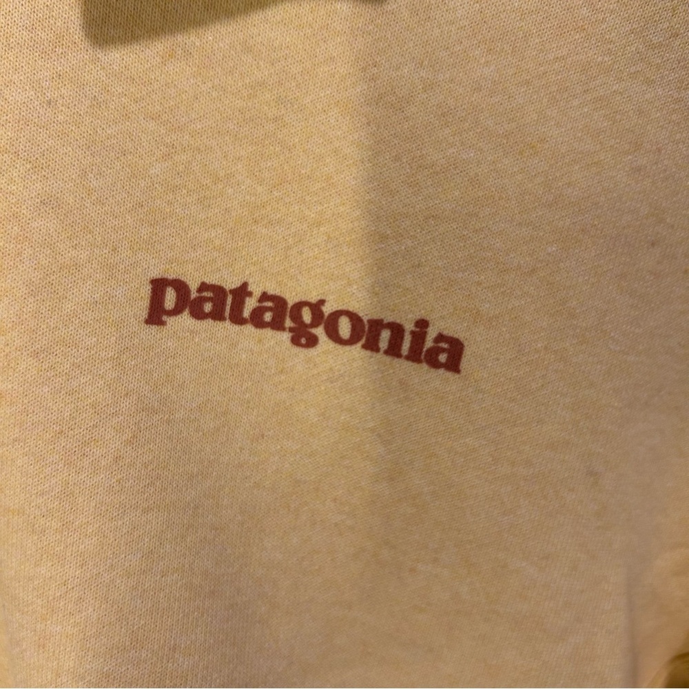 NWT Patagonia Fitz Roy Icon Uprisal Hoody Milled Yellow Size Small - Picture 4 of 5